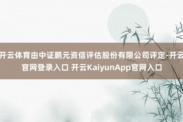 开云体育由中证鹏元资信评估股份有限公司评定-开云官网登录入口 开云KaiyunApp官网入口