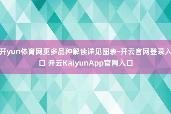 开yun体育网更多品种解读详见图表-开云官网登录入口 开云KaiyunApp官网入口